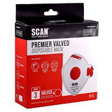 Scan Fold Flat Disposable Valved Mask FFP3 ( 3 PACK)