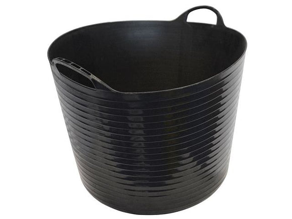 Heavy-Duty Polyethylene Flex Tub 15 Litres Black