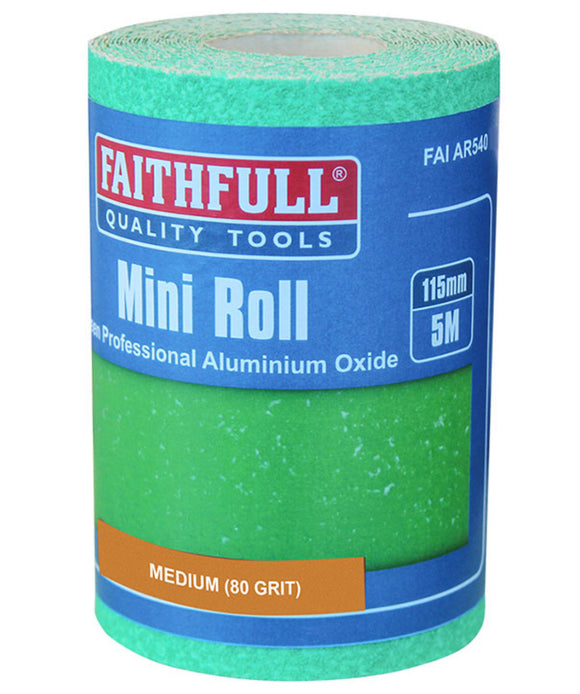 Green Alox Sandpaper Roll 5m x 115mm