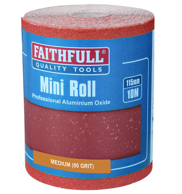 Red Alox Sandpaper Roll 5m x 115mm