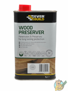 Everbuild Wood Preserver- Clear 1L