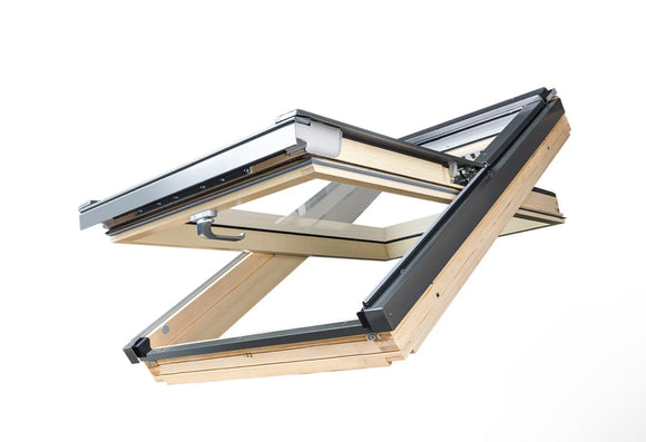 FAKRO Natural Pine Centre Pivot Roof Window (FTP VP2 )