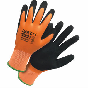 Orange Wateroroof Latex Glove 9L