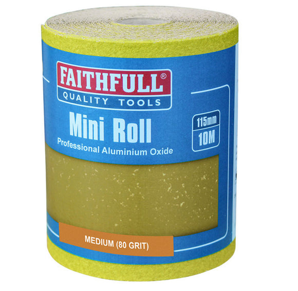 Yellow Alox Sandpaper Roll 5m x 115mm