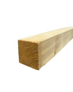 100 x 100 Treated Fence Post (imperial 4x4) (95 x 95 finished size)