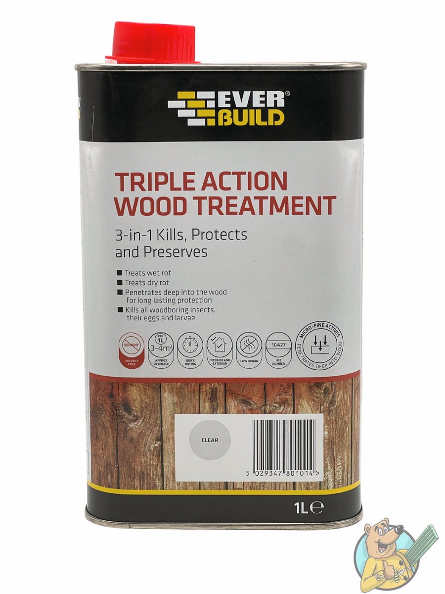 Everbuild Triple Action Wood Treatment – ROSCOES DIY