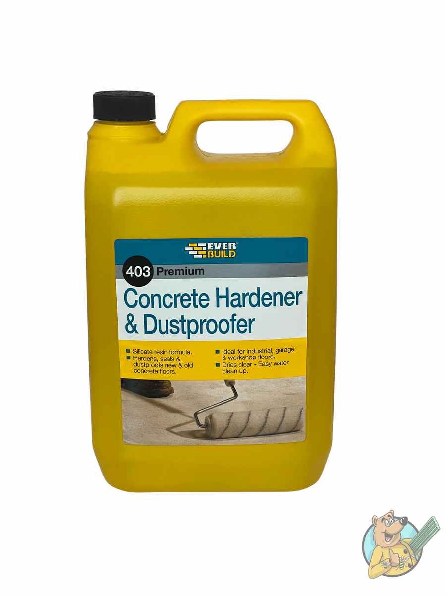 Everbuild 403 Concrete Hardener & Dustproofer 5L ROSCOES DIY