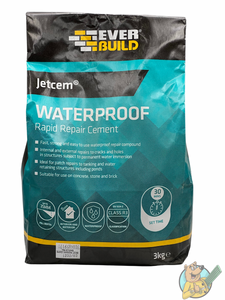 Everbuild Jetcem Waterproof Rapid Repair Cement