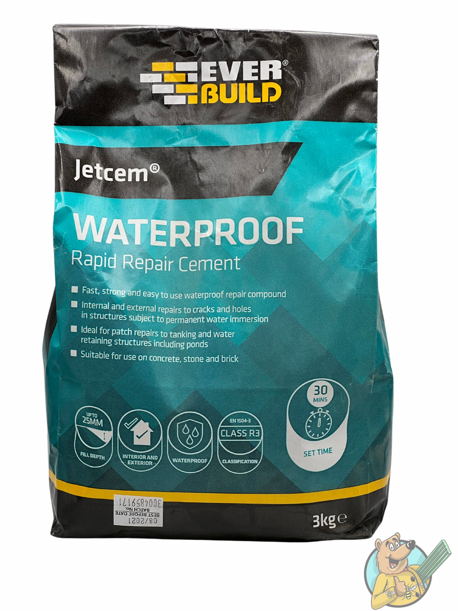 Everbuild Jetcem Waterproof Rapid Repair Cement ROSCOES DIY